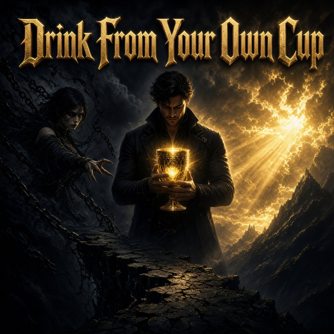 Drink From Your Own Cup album cover art by TruckMeta Matthew Webber