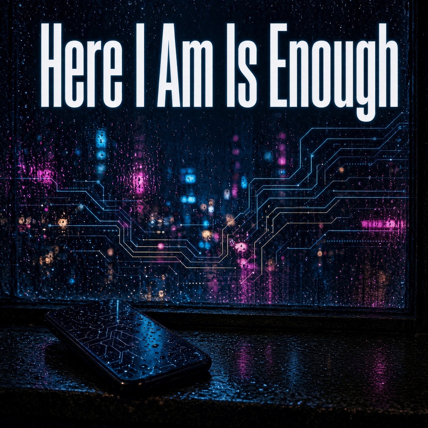Here I Am Is Enough album cover art by TruckMeta Matthew Webber