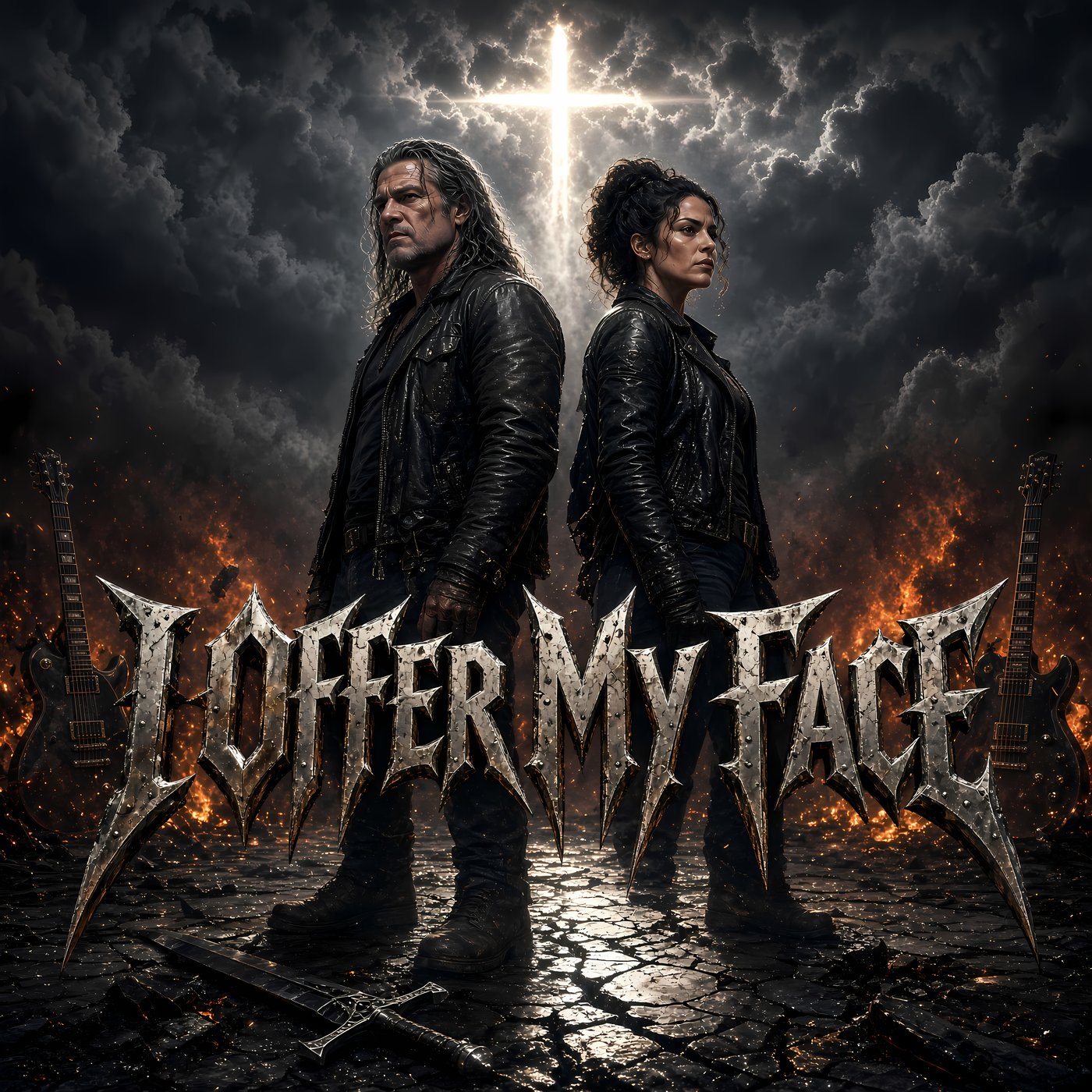I Offer My Face album cover art by TruckMeta Matthew Webber