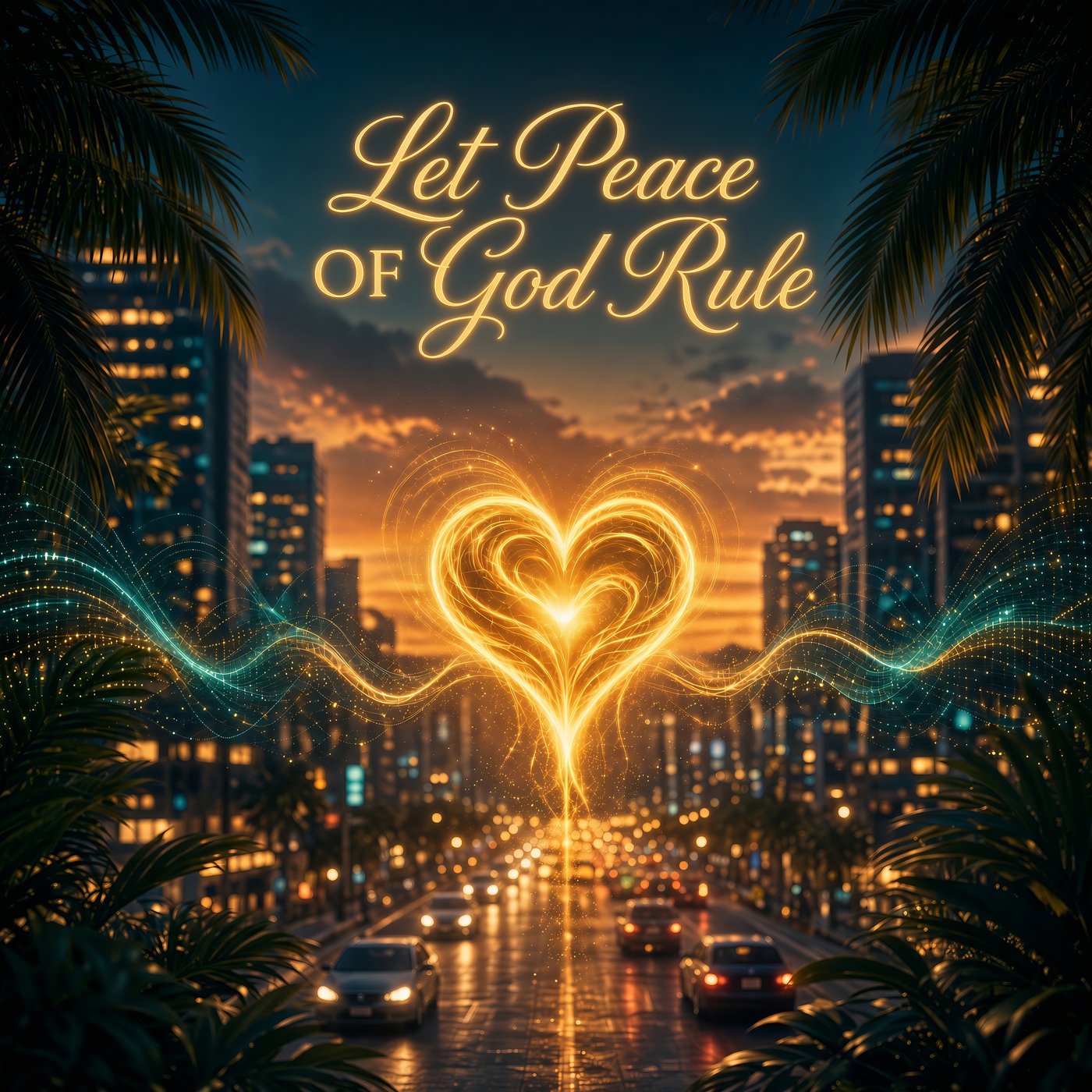 Let Peace of God Rule album cover art by TruckMeta Matthew Webber