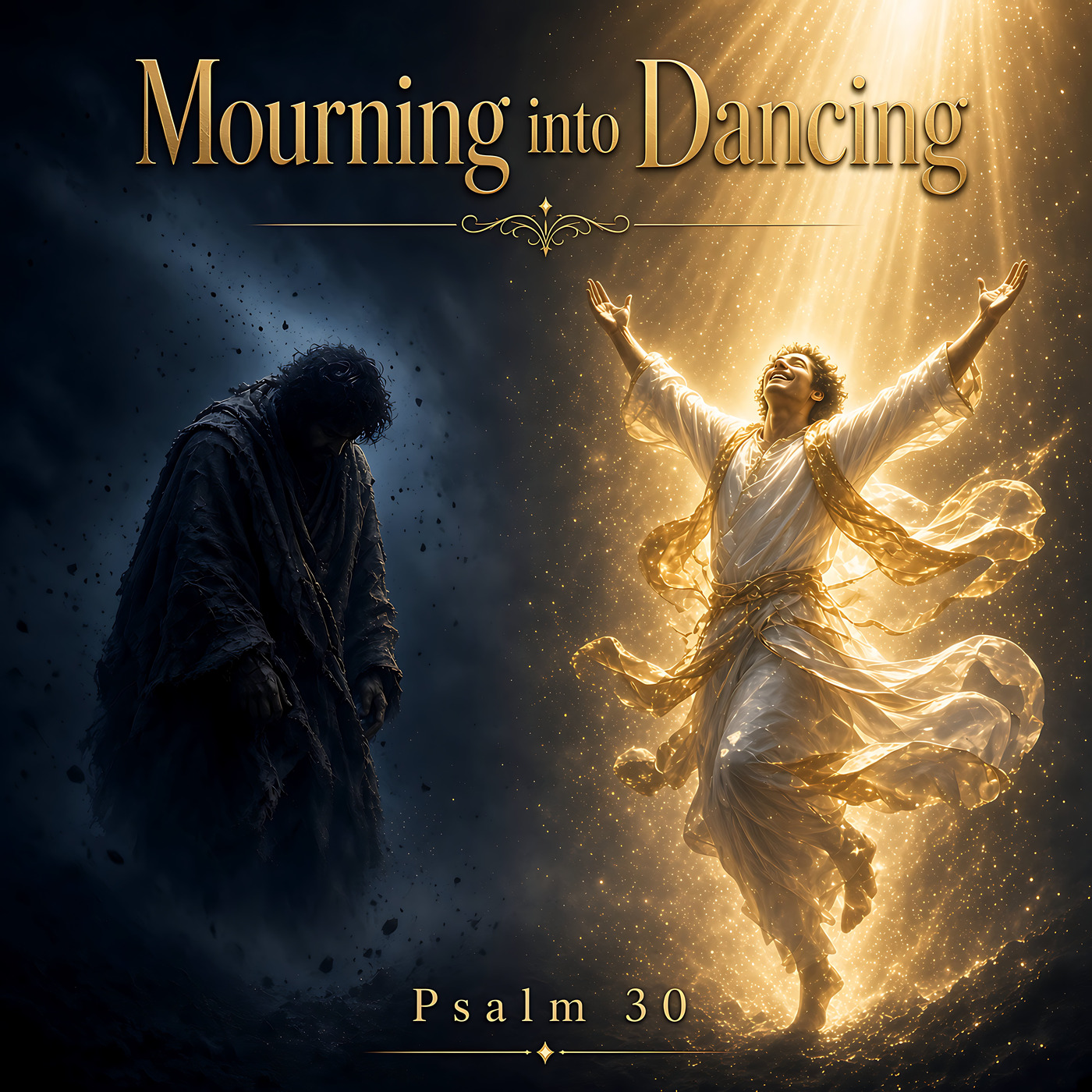 Mourning into Dancing (Psalm 30) album cover art by TruckMeta Matthew Webber