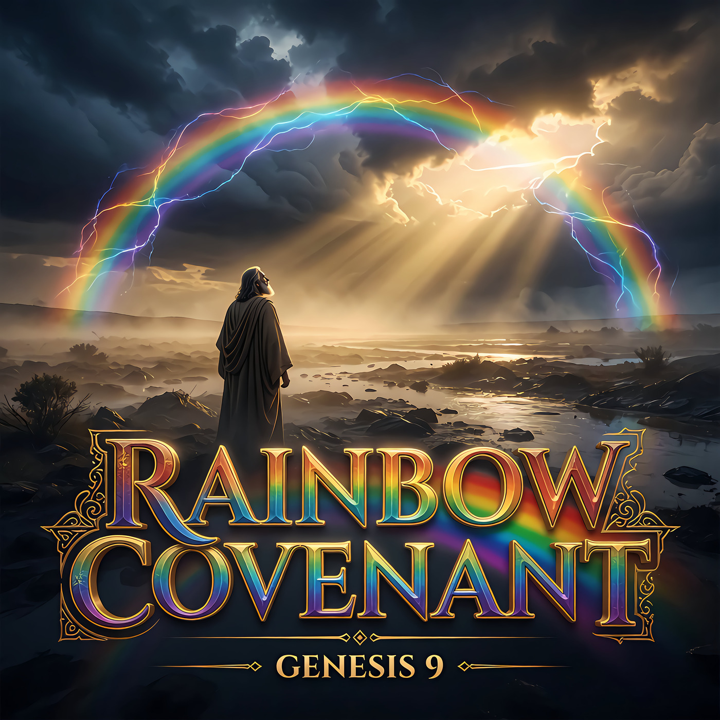 Rainbow Covenant (Genesis 9) album cover art by TruckMeta Matthew Webber