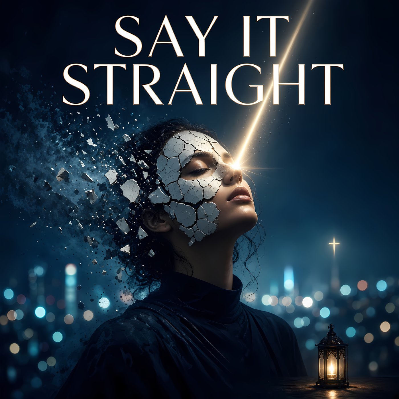 Say it Straight album cover art by TruckMeta Matthew Webber