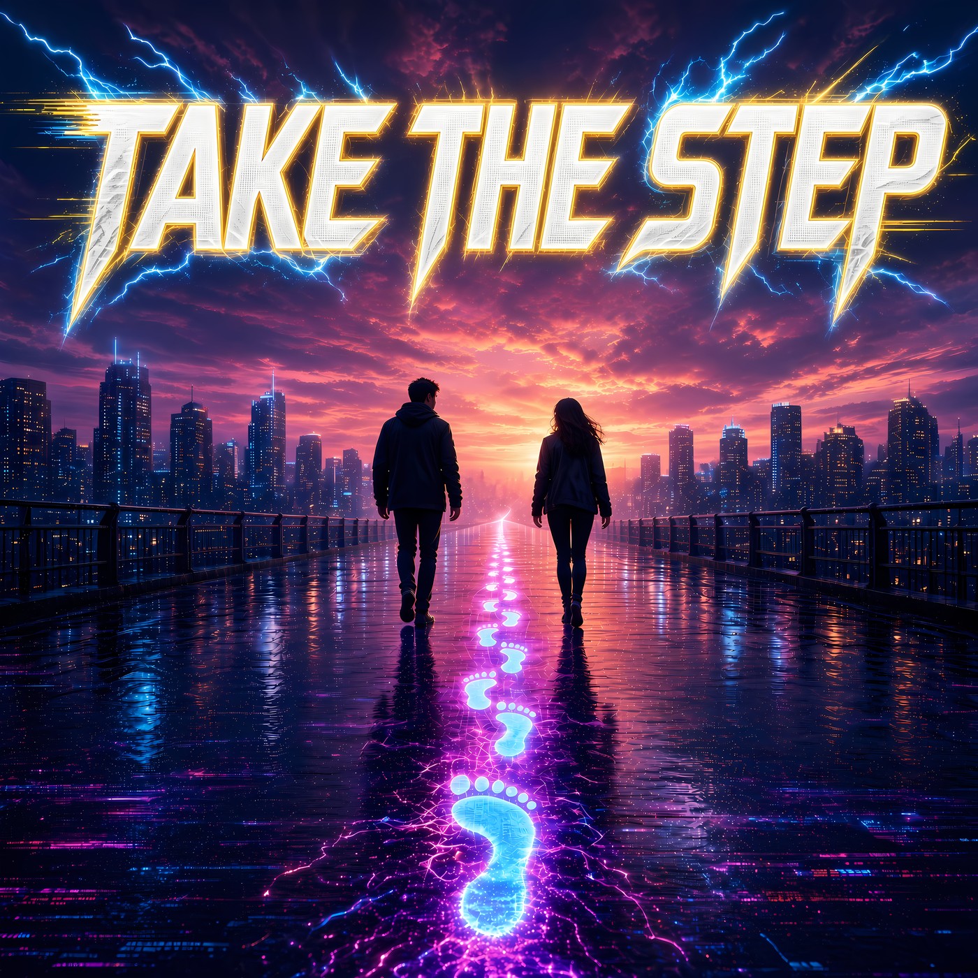 Take The Step album cover art by TruckMeta Matthew Webber
