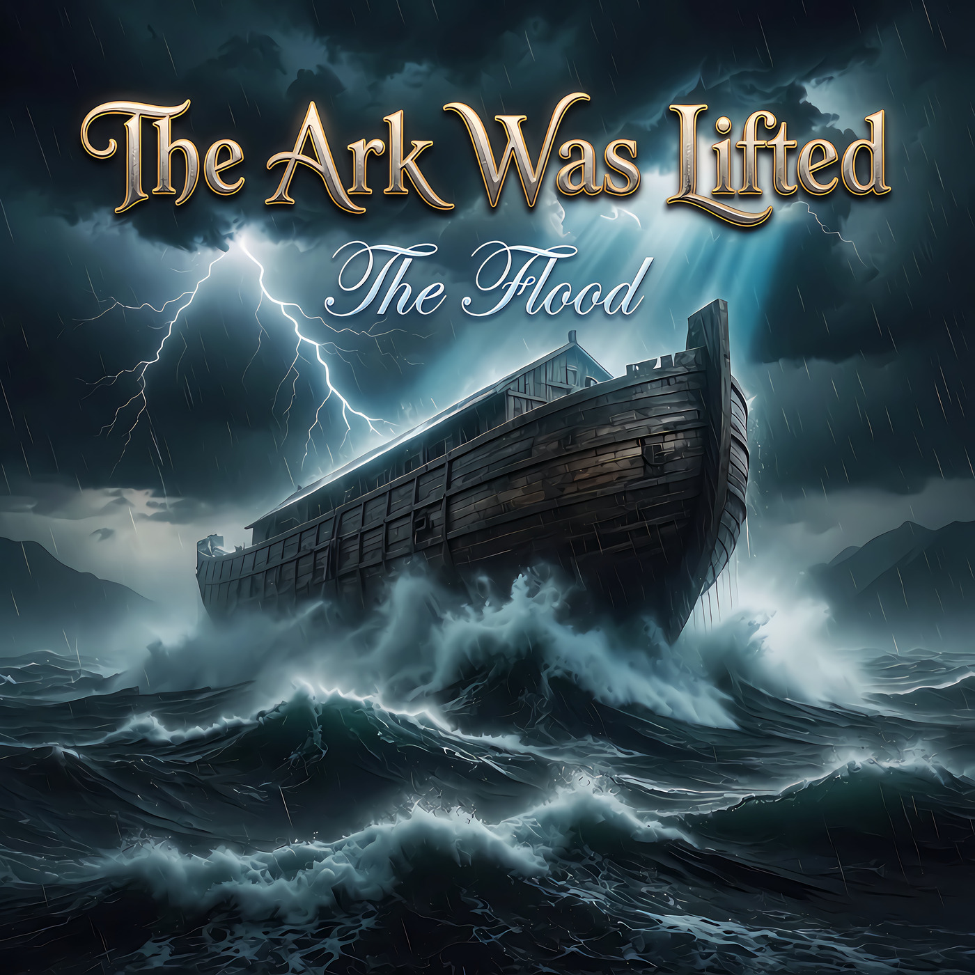 The Ark Was Lifted (The Flood) album cover art by TruckMeta Matthew Webber