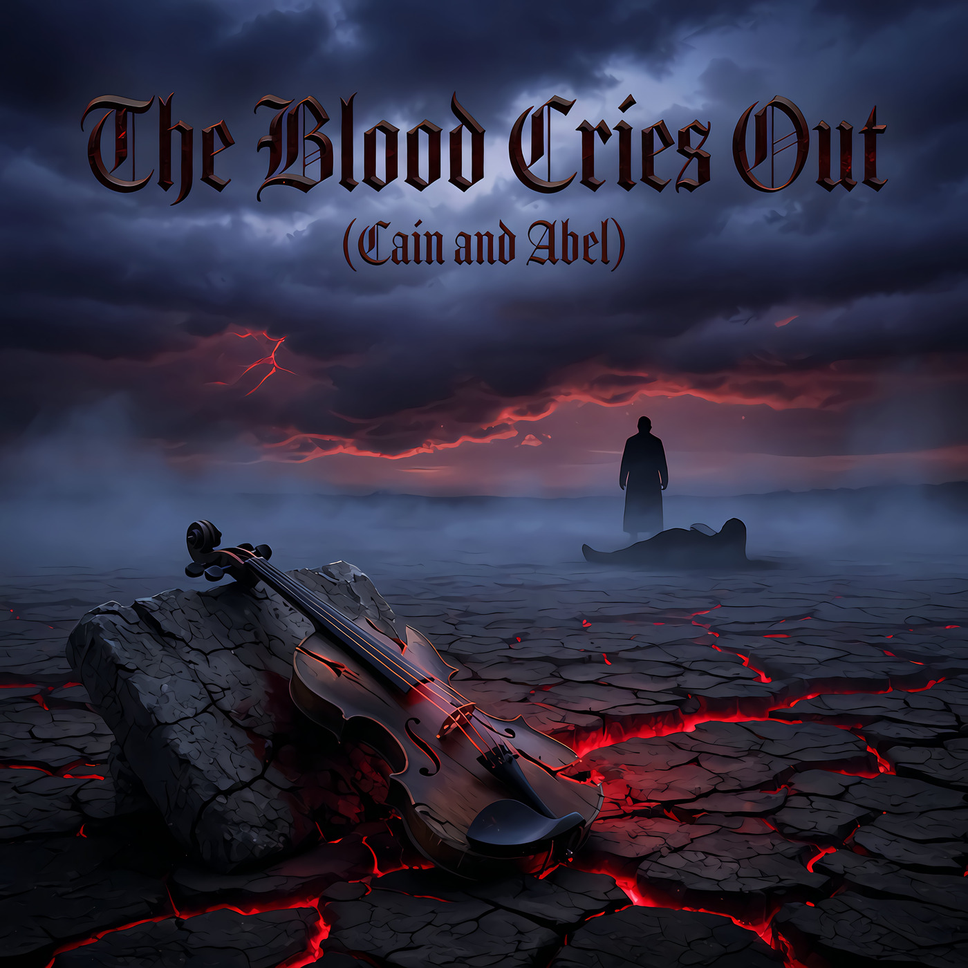The Blood Cries Out (Cain and Abel) album cover art by TruckMeta Matthew Webber