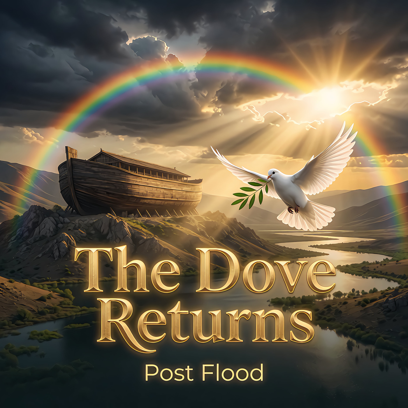 The Dove Returns (Post Flood) album cover art by TruckMeta Matthew Webber